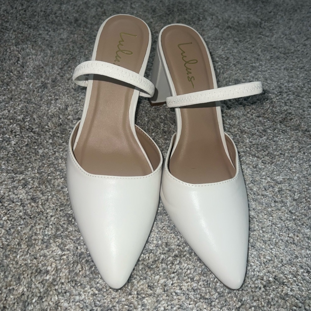 Lulu pointed toe heels